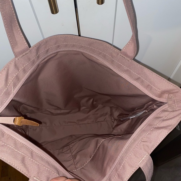 Herschel Supply Co. Mica Canvas Tote Ash Rose Mauve pink  Bag Purse - Picture 11 of 13
